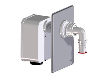 Komplettierset mit Einzelanschluss passend zu Waschgeräte-UP-Siphon HL4000.0 HL4000.1